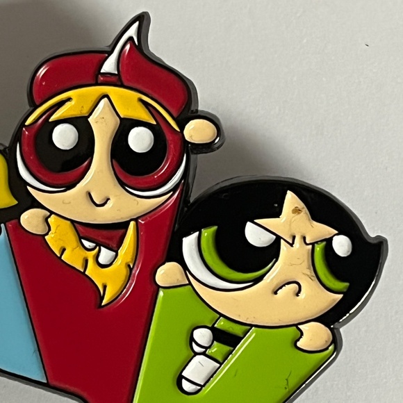 Powerpuff Girls New Era Frame Hat Pin Pins Hats Fitted Blossom Bubbles Buttercup - Picture 4 of 9